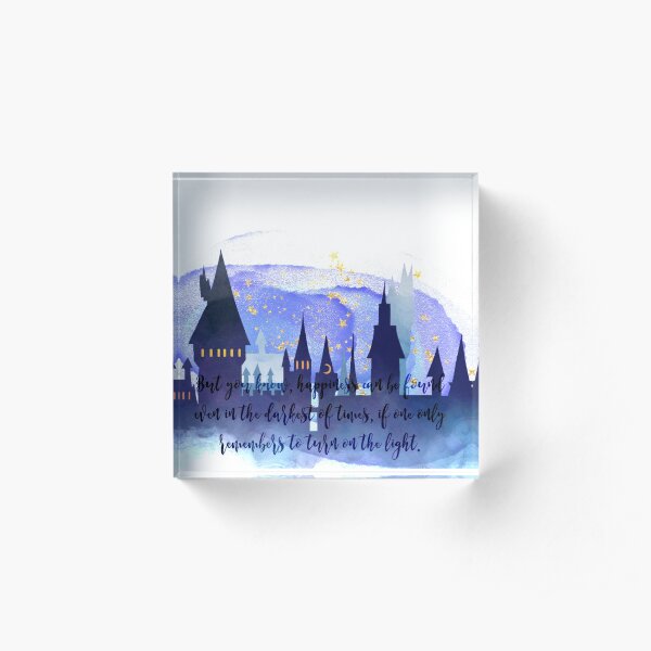 Turn on the Light Acrylic Block