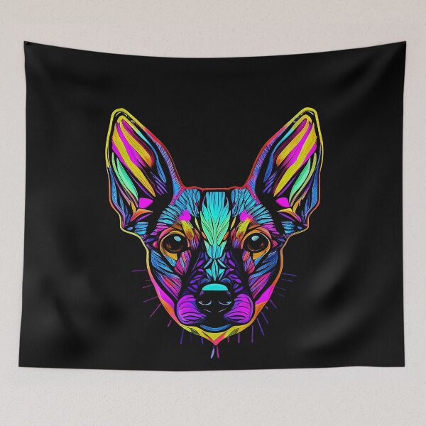 Item preview, Toy Fox Terrier Dog Colorful Paint Splash designed and sold by rafaeltto.