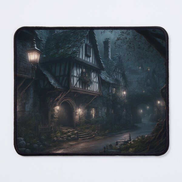 Item preview, Village At Night designed and sold by letsgetinspired.