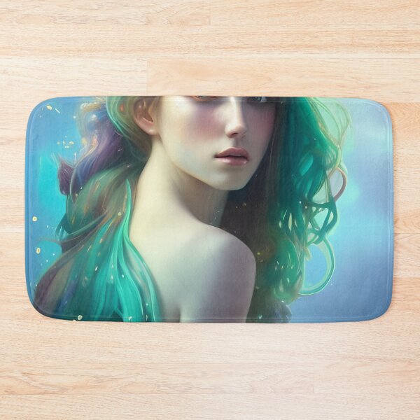 Item preview, Mermaid Portrait Digital Art designed and sold by KaelumH.