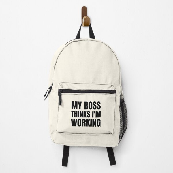 Item preview, My Boss Thinks I'm Working designed and sold by FunnyFactDesign.