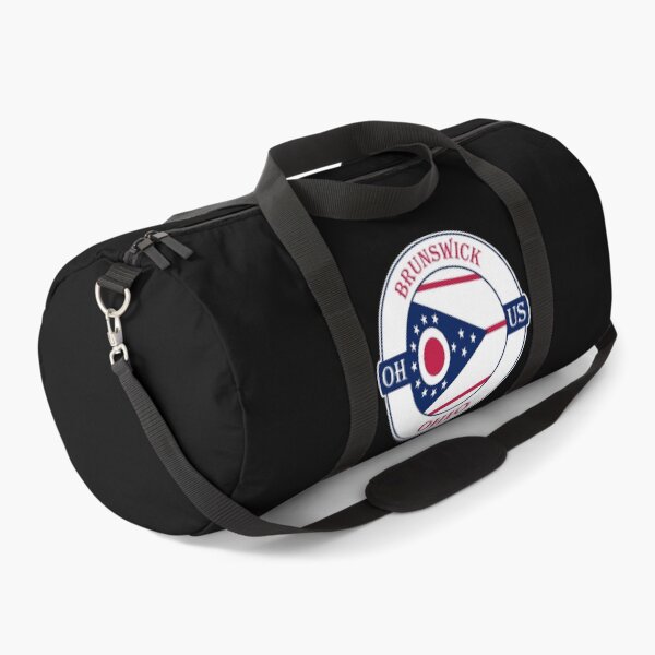 Item preview, Brunswick Ohio Flag USA Seal Stamp Badge Travel Souvenir designed and sold by TeeHome.