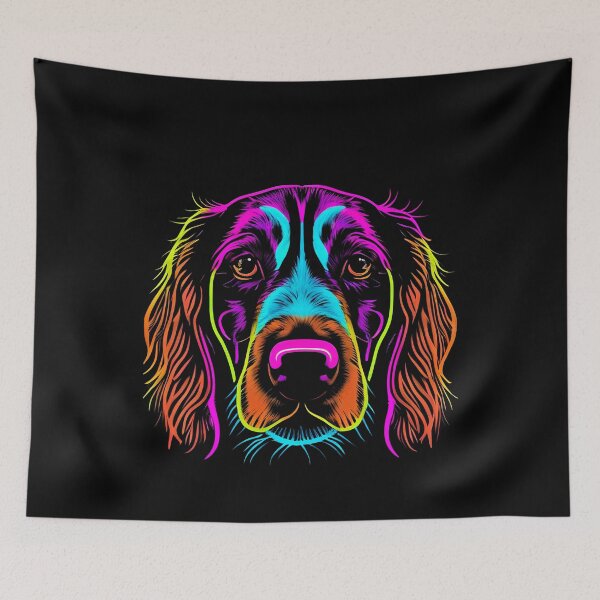 Item preview, Welsh Springer Spaniel Dog Colorful Paint Splash designed and sold by rafaeltto.
