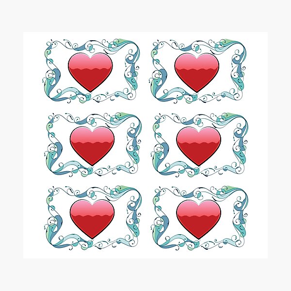 Item preview, Filigree Heart Design 2 Custom Leggings designed and sold by Gotcha29.