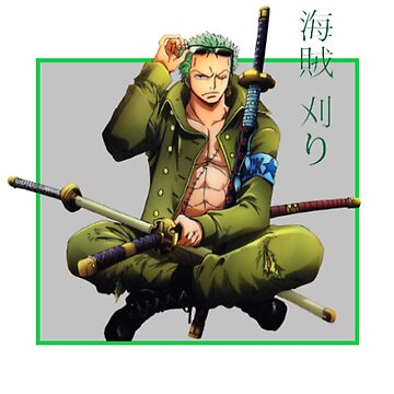 Check out this transparent One Piece Roronoa Zoro the Pirate