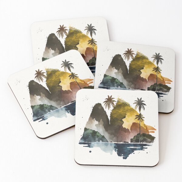 Item preview, American Samoa National Park Boho Watercolor designed and sold by PikoApparel.