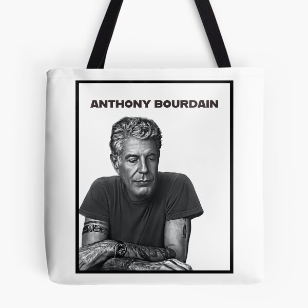 Item preview, Anthony Bourdain B&W designed and sold by Low Places Designs.