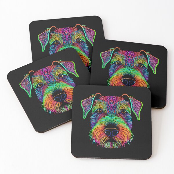 Item preview, Welsh Terrier Dog Colorful Paint Splash designed and sold by rafaeltto.