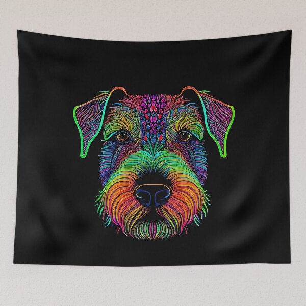 Item preview, Welsh Terrier Dog Colorful Paint Splash designed and sold by rafaeltto.