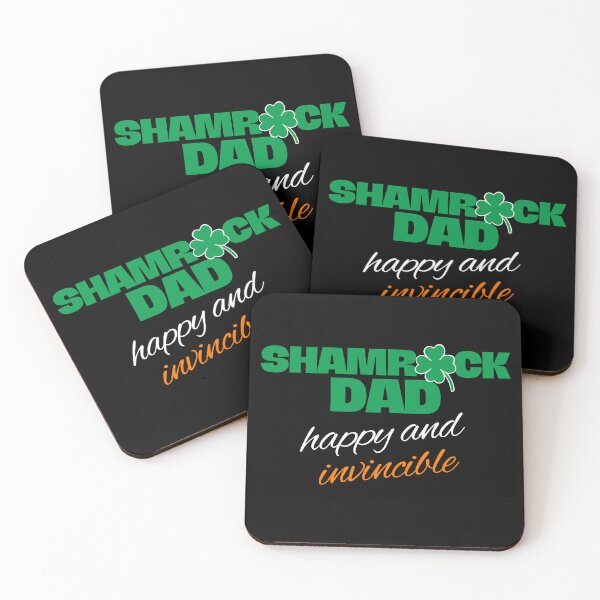 Item preview, Shamrock Dad - happy and invincible - for St. Patrick's Day designed and sold by FullOfCare.