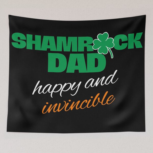 Item preview, Shamrock Dad - happy and invincible - for St. Patrick's Day designed and sold by FullOfCare.