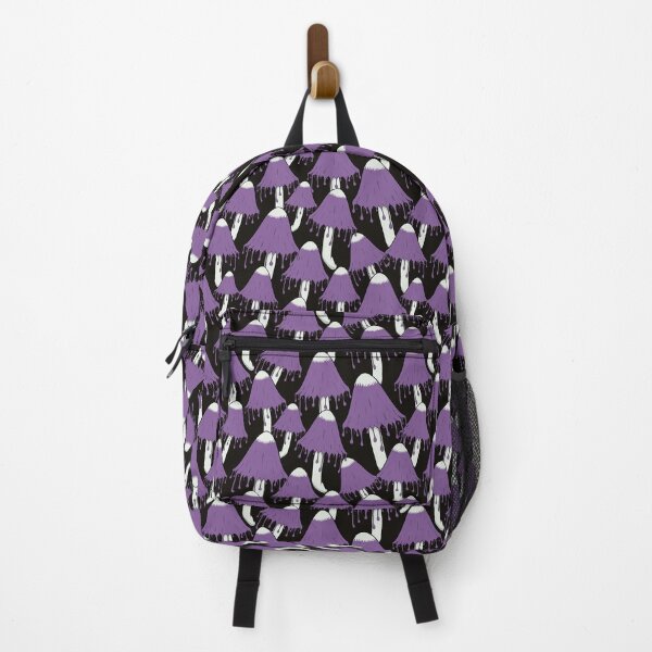 Item preview, Creepy Purple Dripping Mushroom Field Pattern designed and sold by CreativeDraws42.