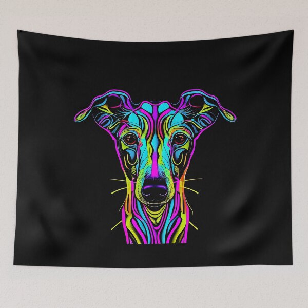 Item preview, Whippet Dog Colorful Paint Splash designed and sold by rafaeltto.