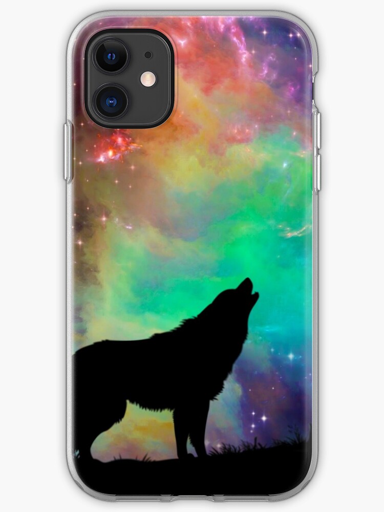 Wolf Howling Watercolor iPhone 11 case Wolf Howling Watercolor iPhone 11 case