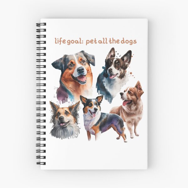 Item preview, life goal pet all the dogs designed and sold by printiesart.