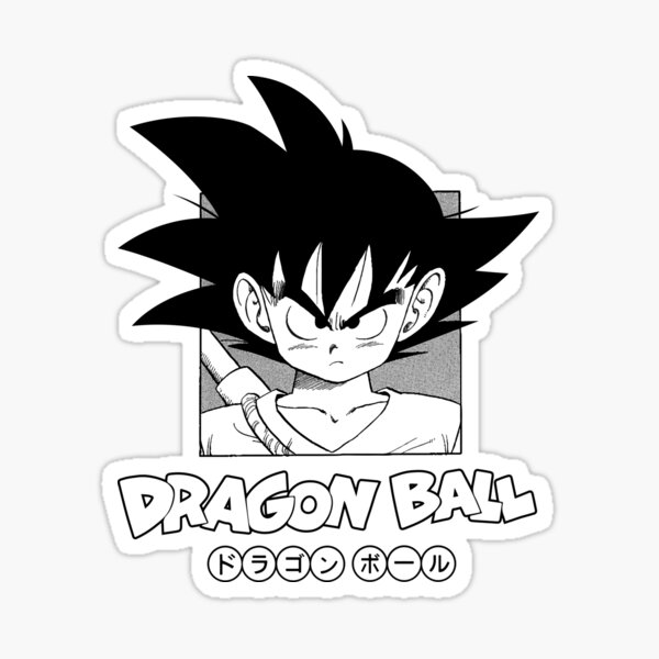 Goku Gohan Vegeta Super Saiya Decal, decal, dragon, monochrome, sticker png