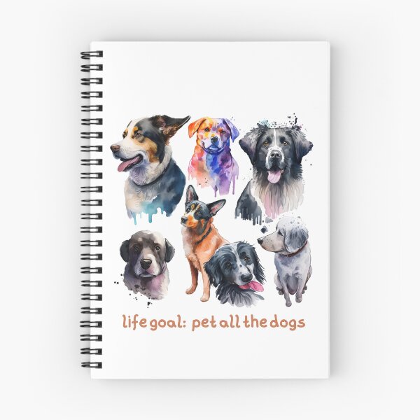 Item preview, life goal pet all the dogs designed and sold by printiesart.