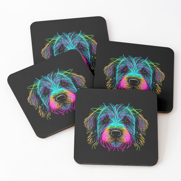 Item preview, Whoodle Dog Colorful Paint Splash designed and sold by rafaeltto.