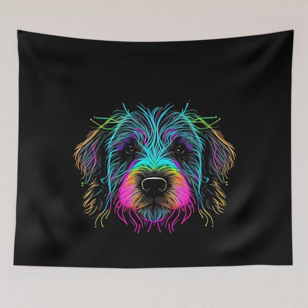Item preview, Whoodle Dog Colorful Paint Splash designed and sold by rafaeltto.