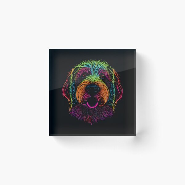 Item preview, Whoodle Dog Colorful Paint Splash designed and sold by rafaeltto.