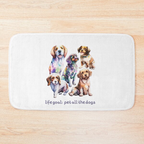 Item preview, life goal pet all the dogs designed and sold by printiesart.