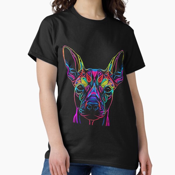 Vista previa del artículo con la obra «Xoloitzcuintli Dog Colorful Paint Splash», diseñado y vendido por rafaeltto.