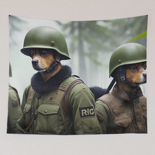 Item preview, Dogs of War No.5 Infantry #1 designed and sold by LastHighwayTees.