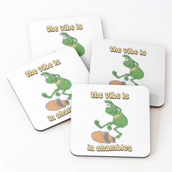 Item preview, Frog The Vibe Is In Shambles Funny Meme designed and sold by FirnandArt.