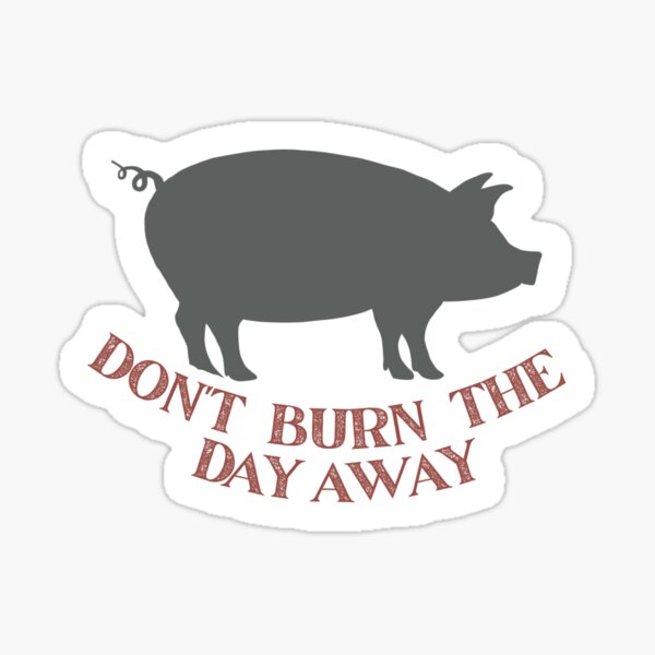 Item preview, Dave Matthews Don't Burn The Day Away | Retro Dave Matthews | DMB Pig Fan Gift | Fun Dave Matthews designed and sold by DevlynnDesigns.