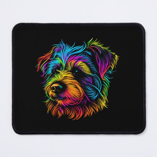 Item preview, Yorkiepoo Dog Colorful Paint Splash designed and sold by rafaeltto.