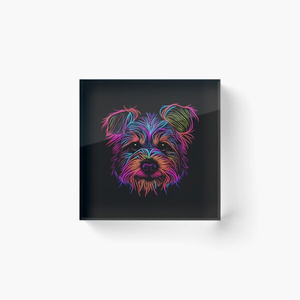 Item preview, Yorkiepoo Dog Colorful Paint Splash designed and sold by rafaeltto.