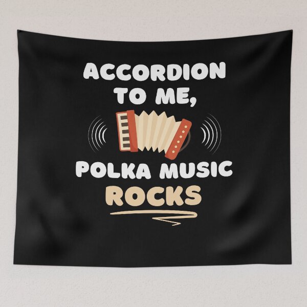 Item preview, Accordion To Me Polka Music Rocks designed and sold by TeePerfect ⭐⭐⭐⭐⭐.