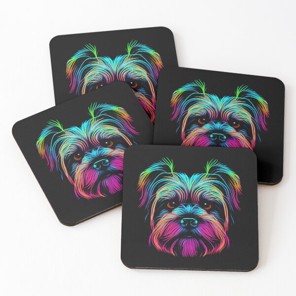 Item preview, Yorkshire Dog Colorful Paint Splash designed and sold by rafaeltto.