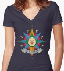 Tingle Inc Women's Fitted V-Neck T-Shirt