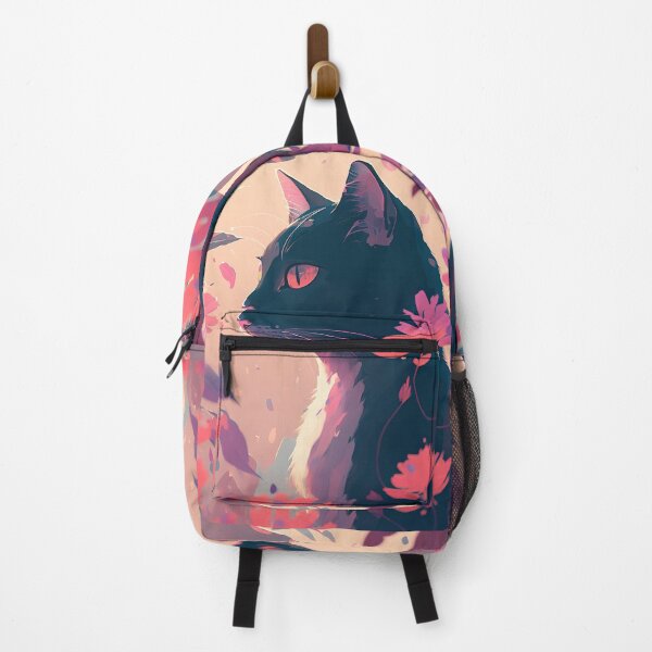 Item preview, cat and flowers designed and sold by FelpoStore.