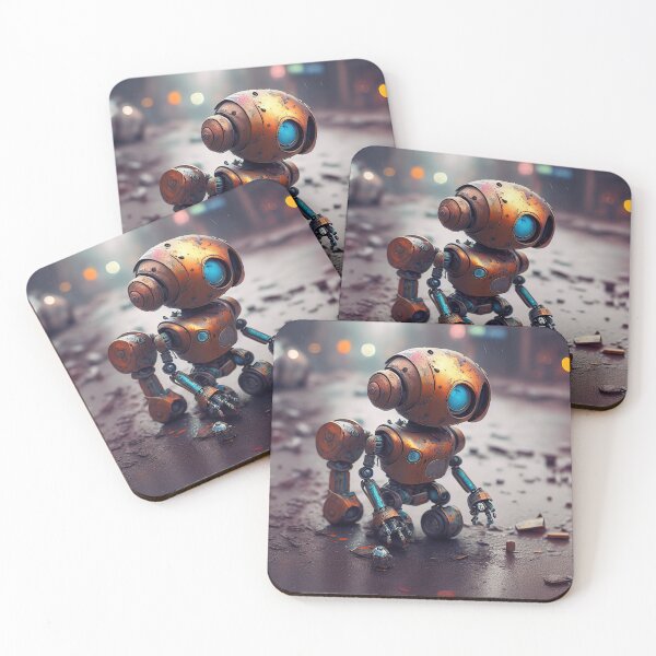 Item preview, Little Cute Robot and Abandon - Cute - Printable art designed and sold by Excelsior--.