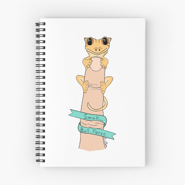 Item preview, Small But Fierce Crested Gecko - White designed and sold by EcoElsa.