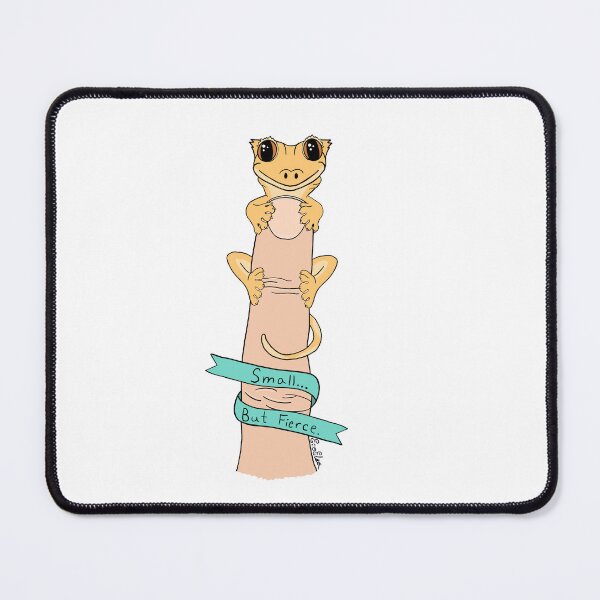 Item preview, Small But Fierce Crested Gecko - White designed and sold by EcoElsa.