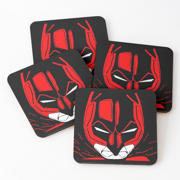 Item preview, Masked Superhero Graphic Art (red and black) designed and sold by DMcK Designs.