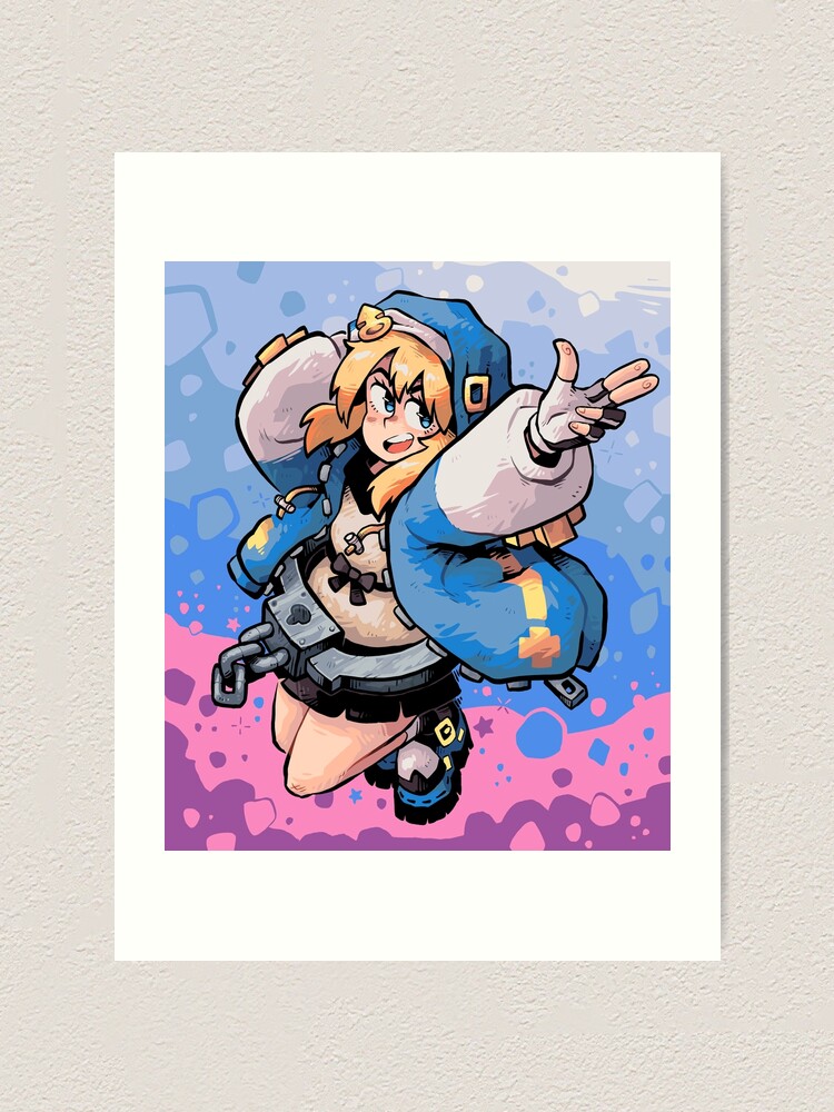 Bridget Guilty gear' Poster, picture, metal print, paint by keko neko