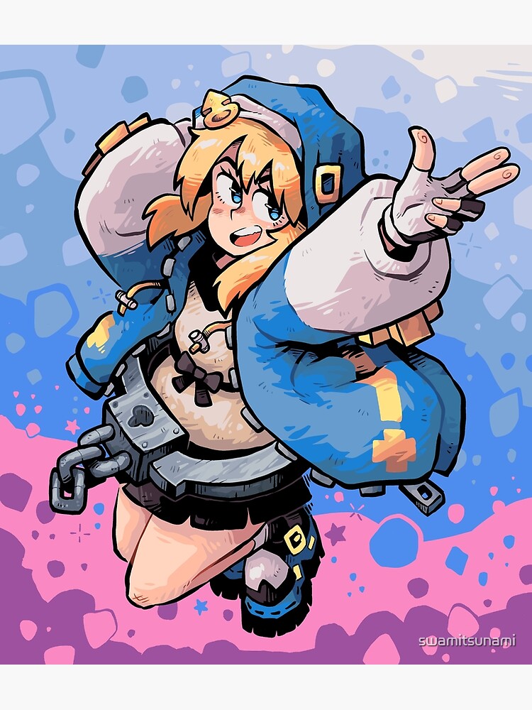 I've drawn a fan art of Bridget Guilty Gear, Bridget