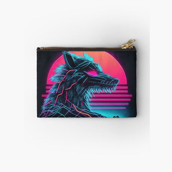 Item preview, Synthwave Howl: Roaming in the Neon Wilderness designed and sold by Mullet Monkey.
