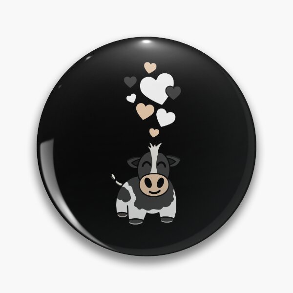 Item preview, Holstein Cow With Hearts designed and sold by eternallygifted.