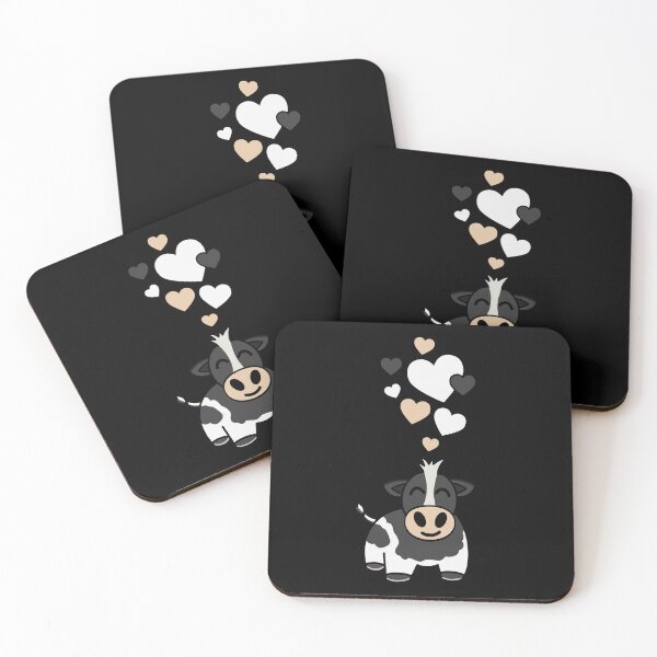 Item preview, Holstein Cow With Hearts designed and sold by eternallygifted.