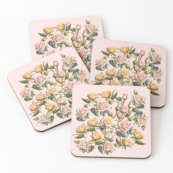 Item preview, Roses Pastel  Peach and Yellow designed and sold by Witsprings.