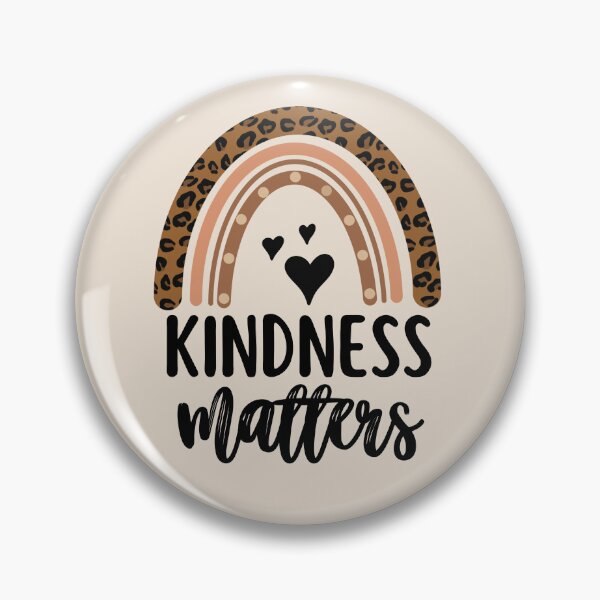 Item preview, Kindness Matters Leopard Print Heart Rainbow designed and sold by MagicStickerz.