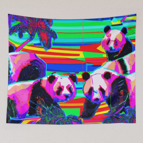 Item preview, IndieX Tropical Pandas 3264 designed and sold by Indie X.