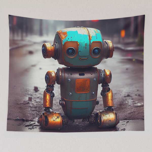 Item preview, Small and Cute One - Robot - Cute - Printable Art designed and sold by Excelsior--.