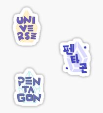 Pentagon Logo Sticker