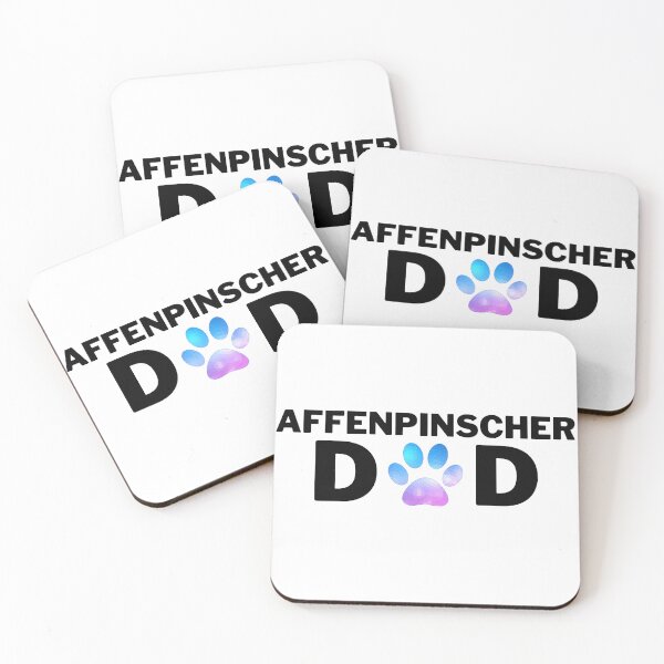 Item preview, Affenpinscher Dog Dad Art  designed and sold by TheWildFlix.